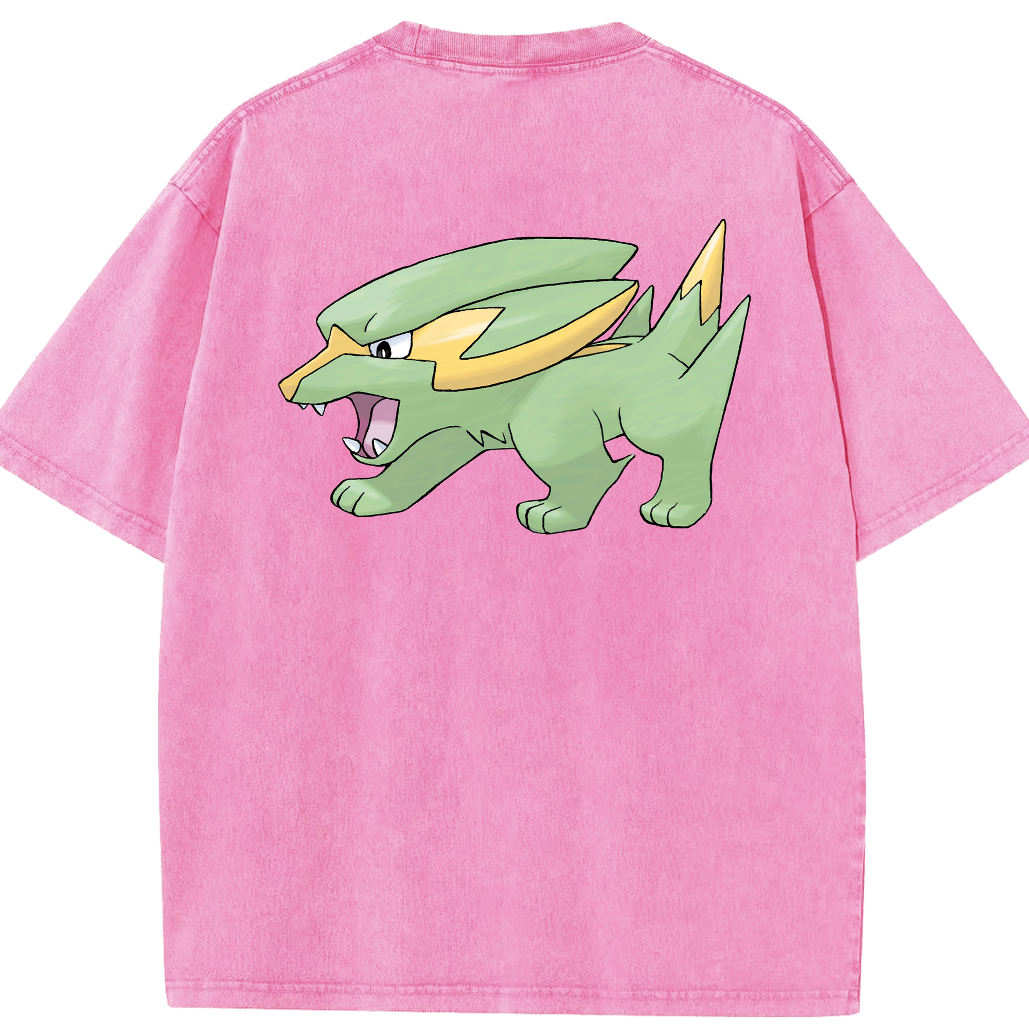 （画像用） ポケットモンスター Pokémon 綿100% ヴィンテージ風 半袖Tシャツ（背面プリント）